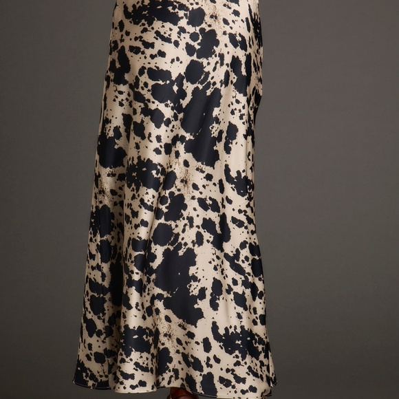 12th Tribe Kacey Cowhide Maxi Skirt Size S - Picture 3 of 3